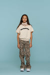 Meisjes Sweat San Francisco van Geisha in de kleur Sand / Black in maat 176.