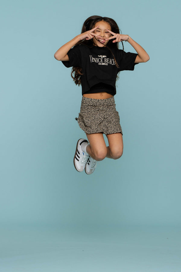 Geisha T-shirt cropped venice beach
