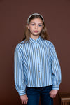 Geisha Blouse rhinestones stripe