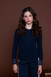 Geisha Shirt LS lace at sleeve