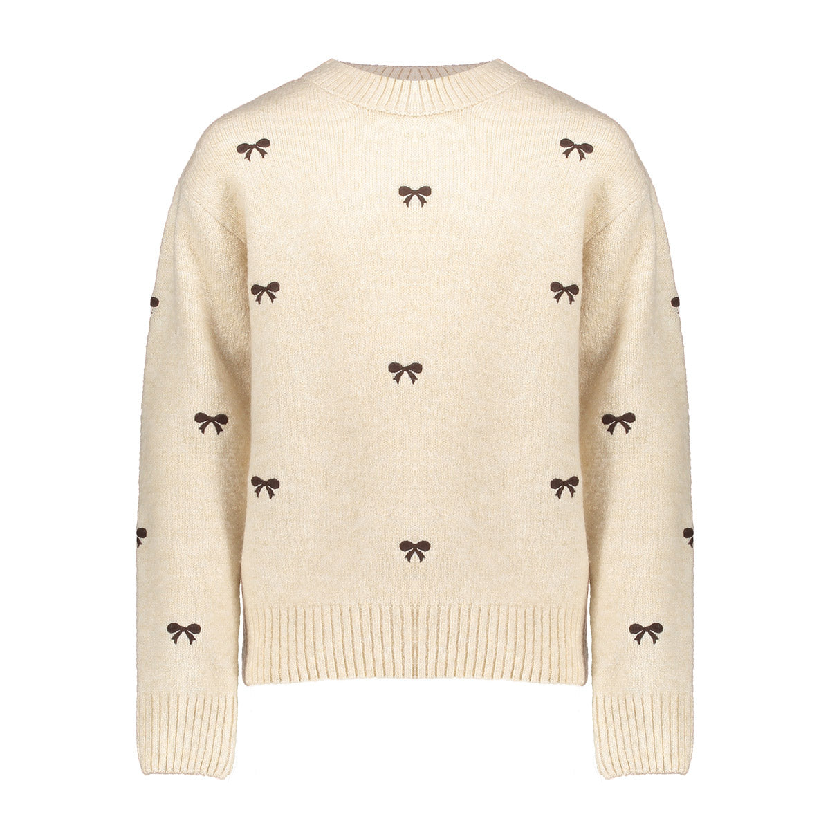 Geisha Pullover little bow embroidery