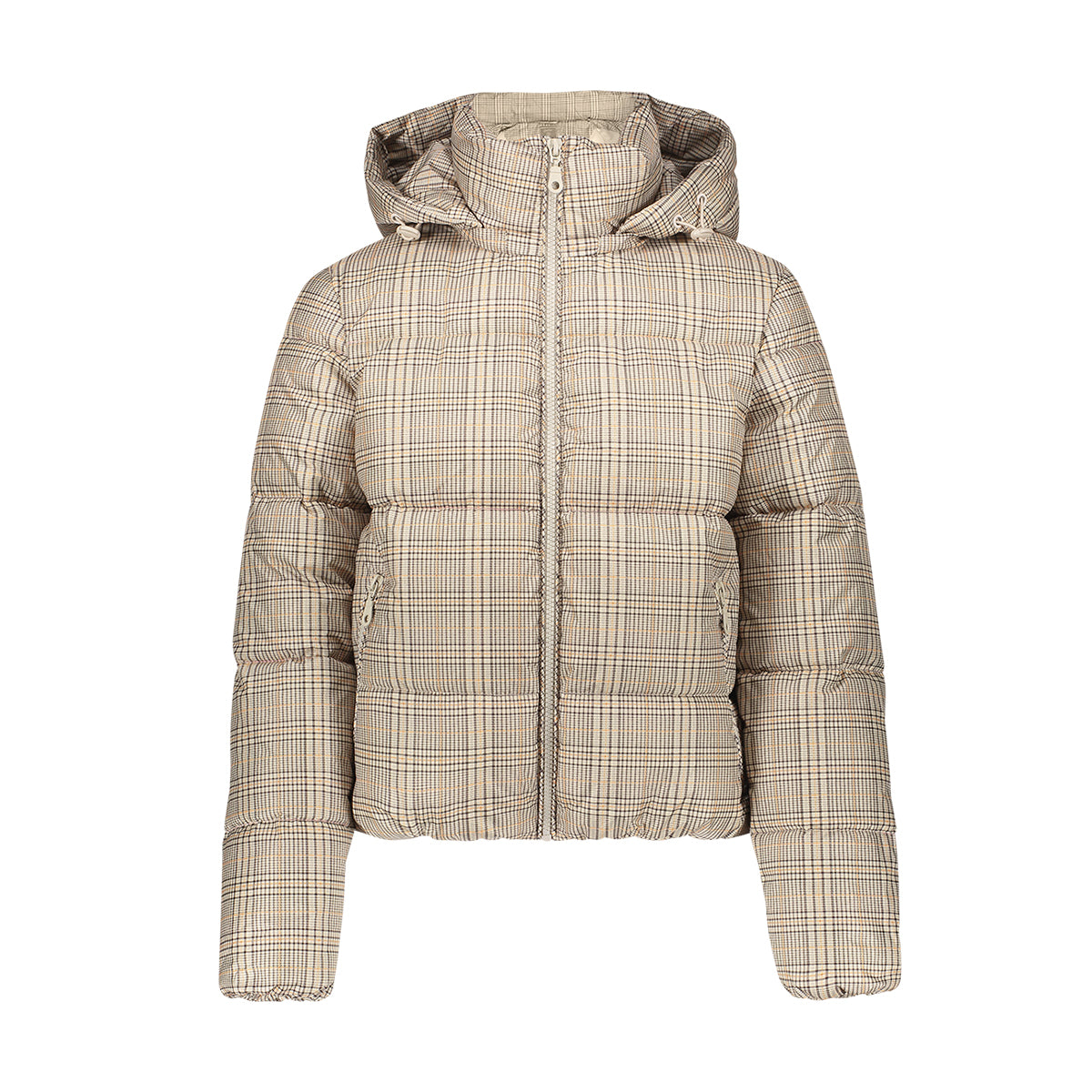 Geisha Jacket check with hood