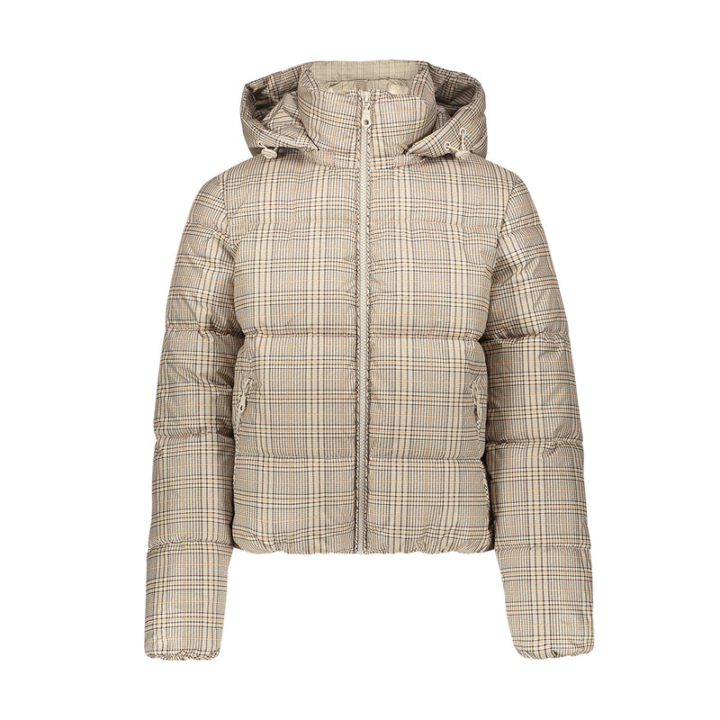 Geisha Jacket check with hood