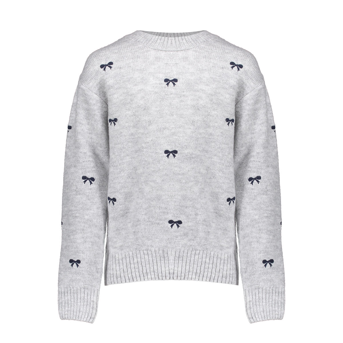 Geisha Pullover little bow embroidery