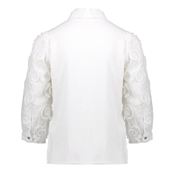 Geisha Blouse fancy circles