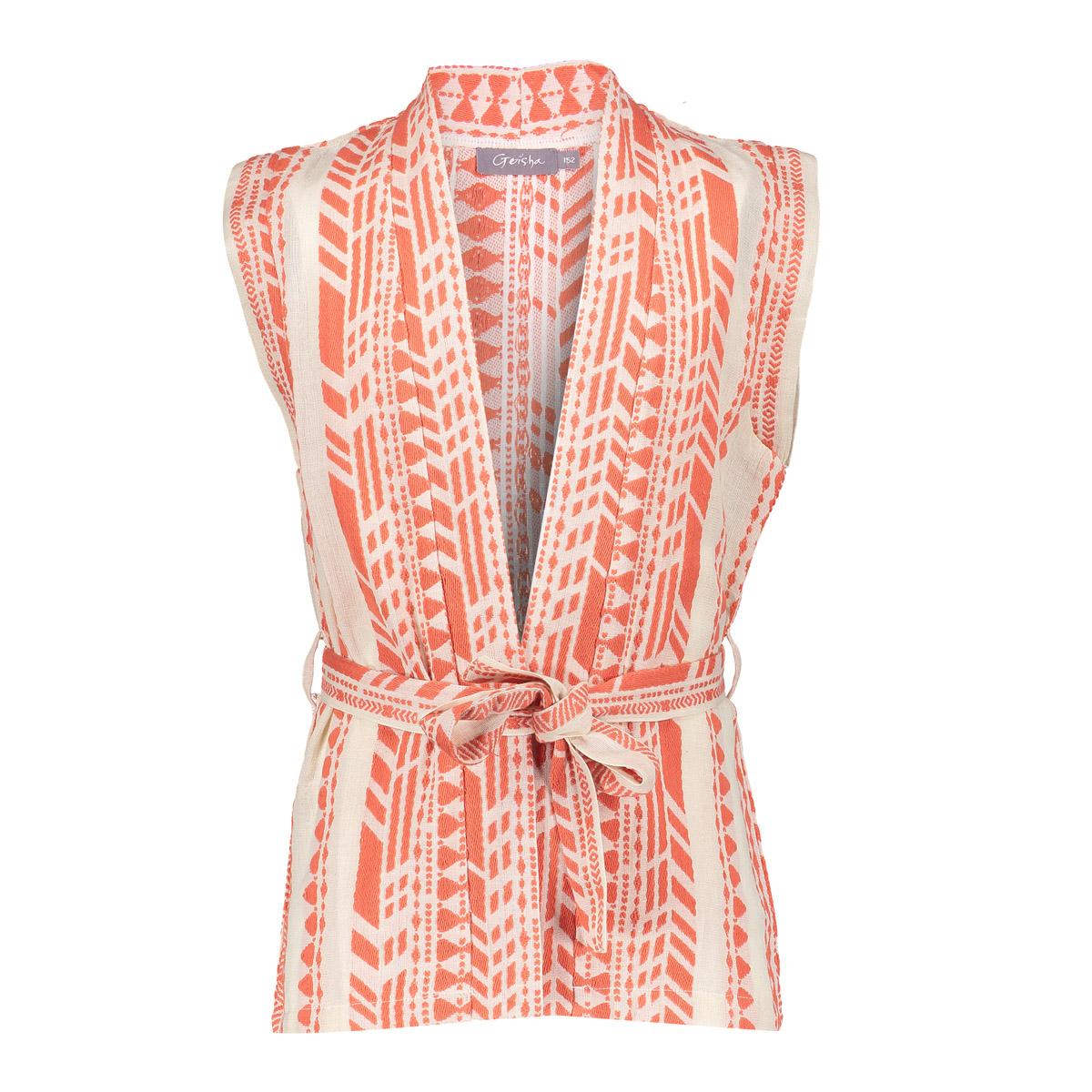 Geisha Gilet fancy woven