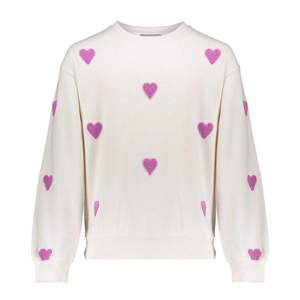 Geisha Sweater hearts terry