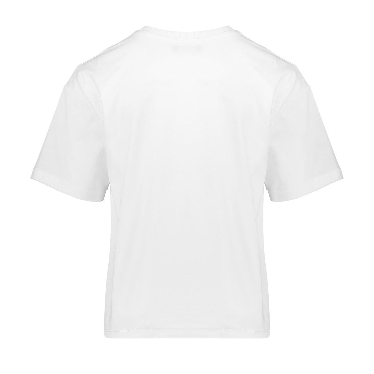 Meisjes T-shirt puff LNDN city  van Geisha in de kleur Off-white/coral in maat 176.