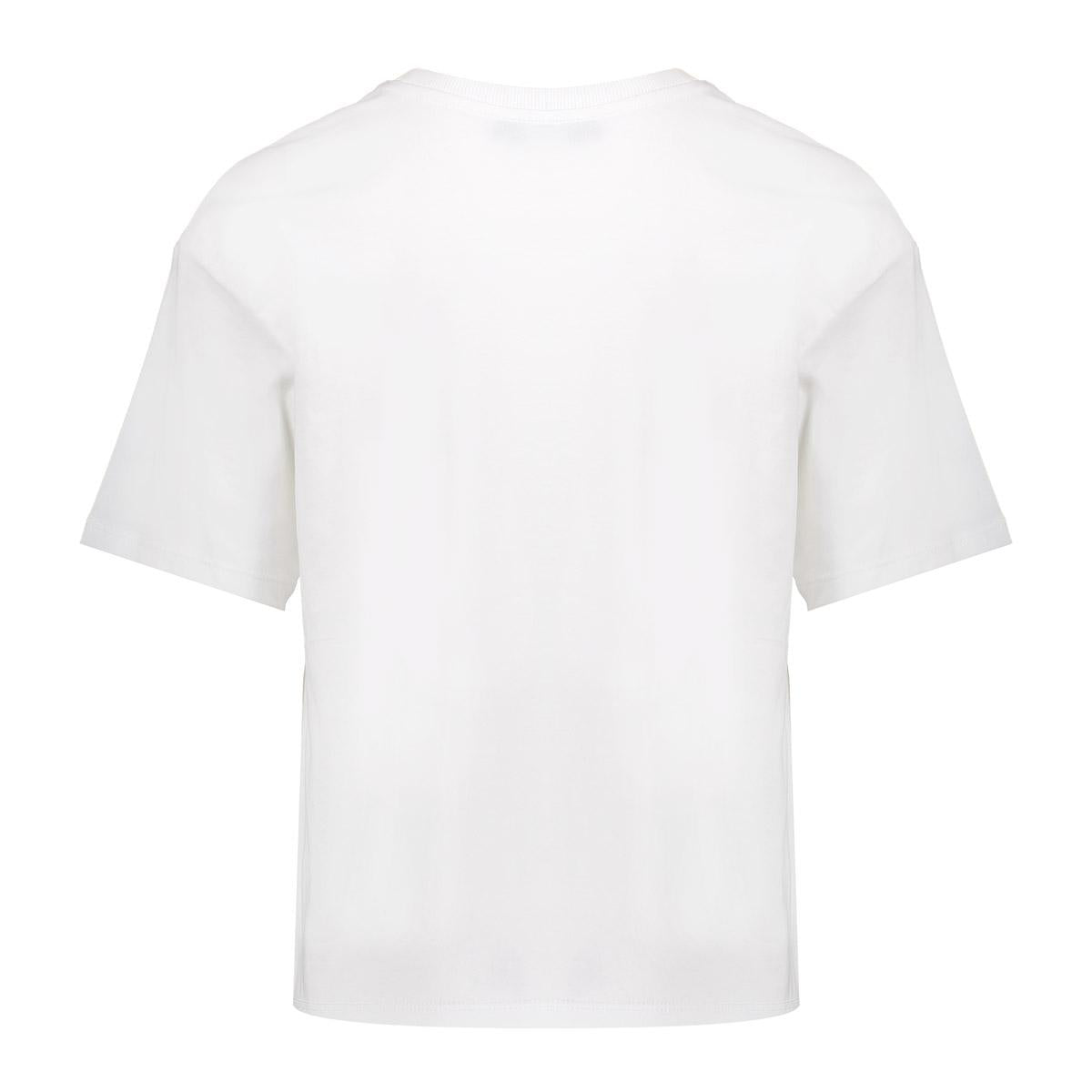 Meisjes T-shirt on the way  van Geisha in de kleur Off-white/lavender in maat 176.