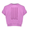 Meisjes Sweater oui! ss  van Geisha in de kleur Lilac in maat 176.