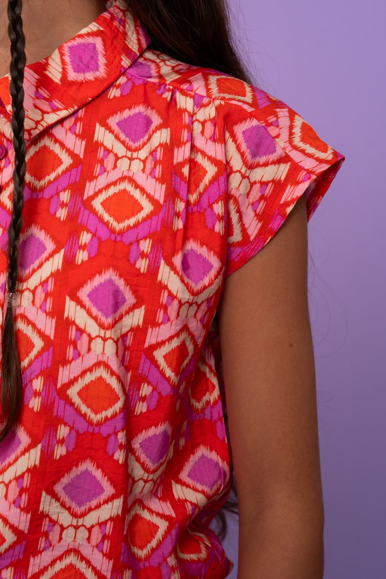 Geisha Blouse all over print