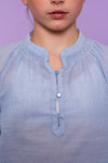 Geisha Blouse chambray ss
