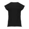 Geisha T-shirt rib ruffle sleeves