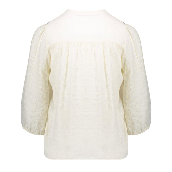 Geisha Blouse embroidery blue