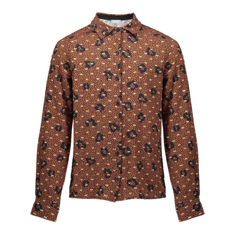 Geisha Blouse knot, leopard lurex - Bubbles & Bo