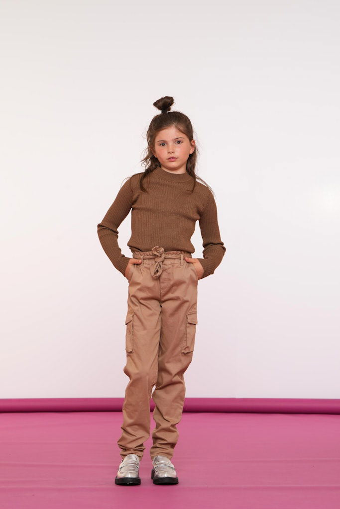 Geisha Cargo pants + belt - Bubbles & Bo