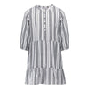 Geisha Dress striped dots & elastic at arm - Bubbles & Bo