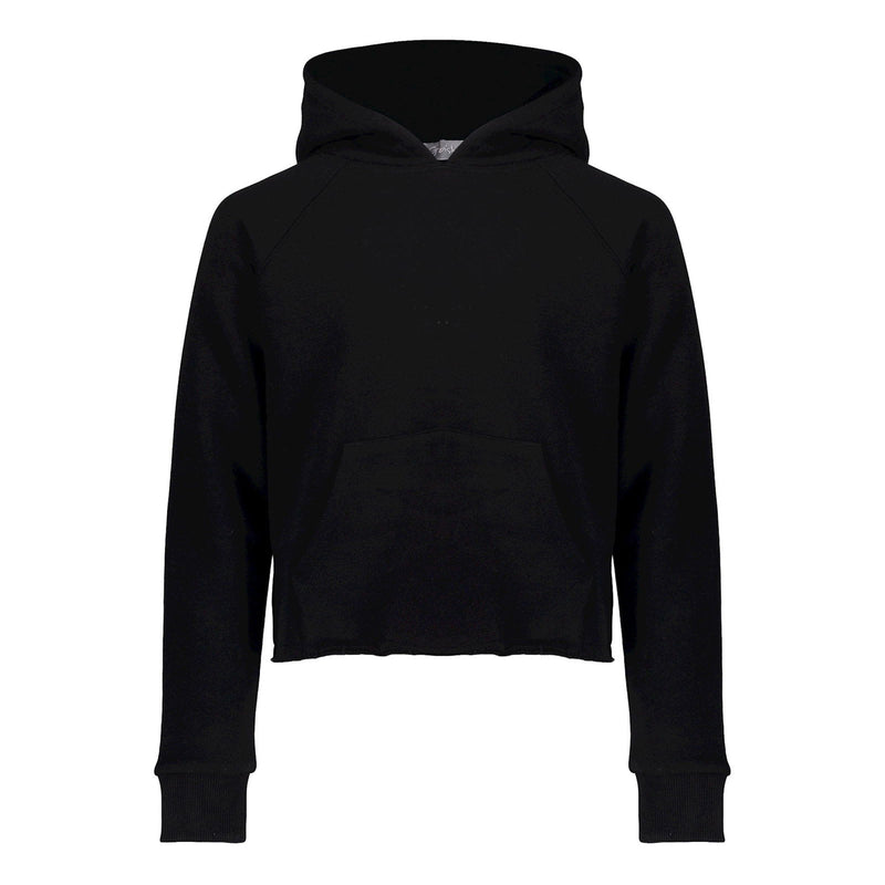 Geisha Hoody cropped back print Black - Bubbles & Bo
