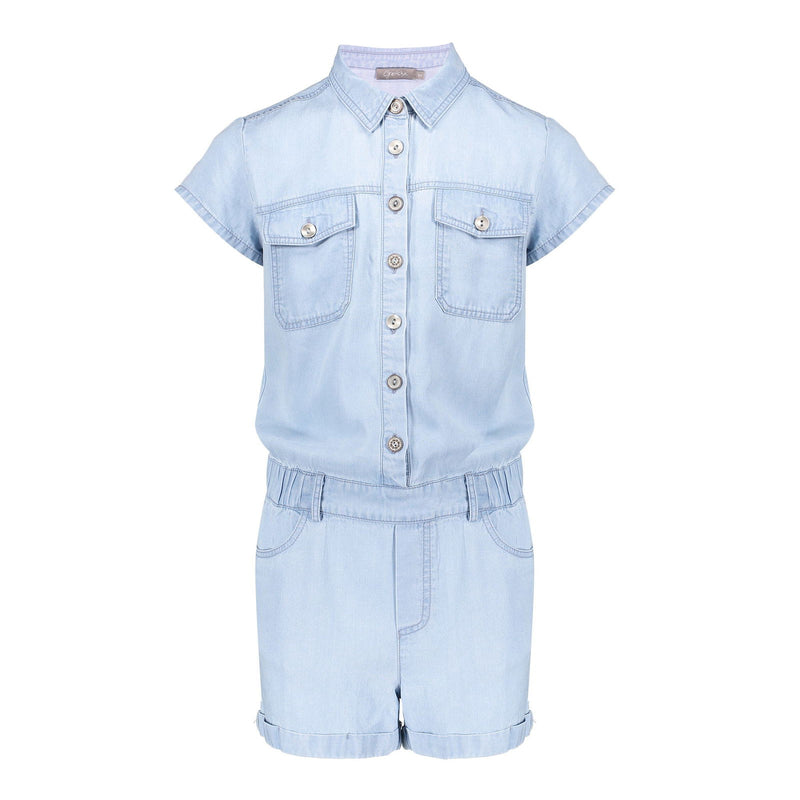 Geisha Jumpshort denim - Bubbles & Bo