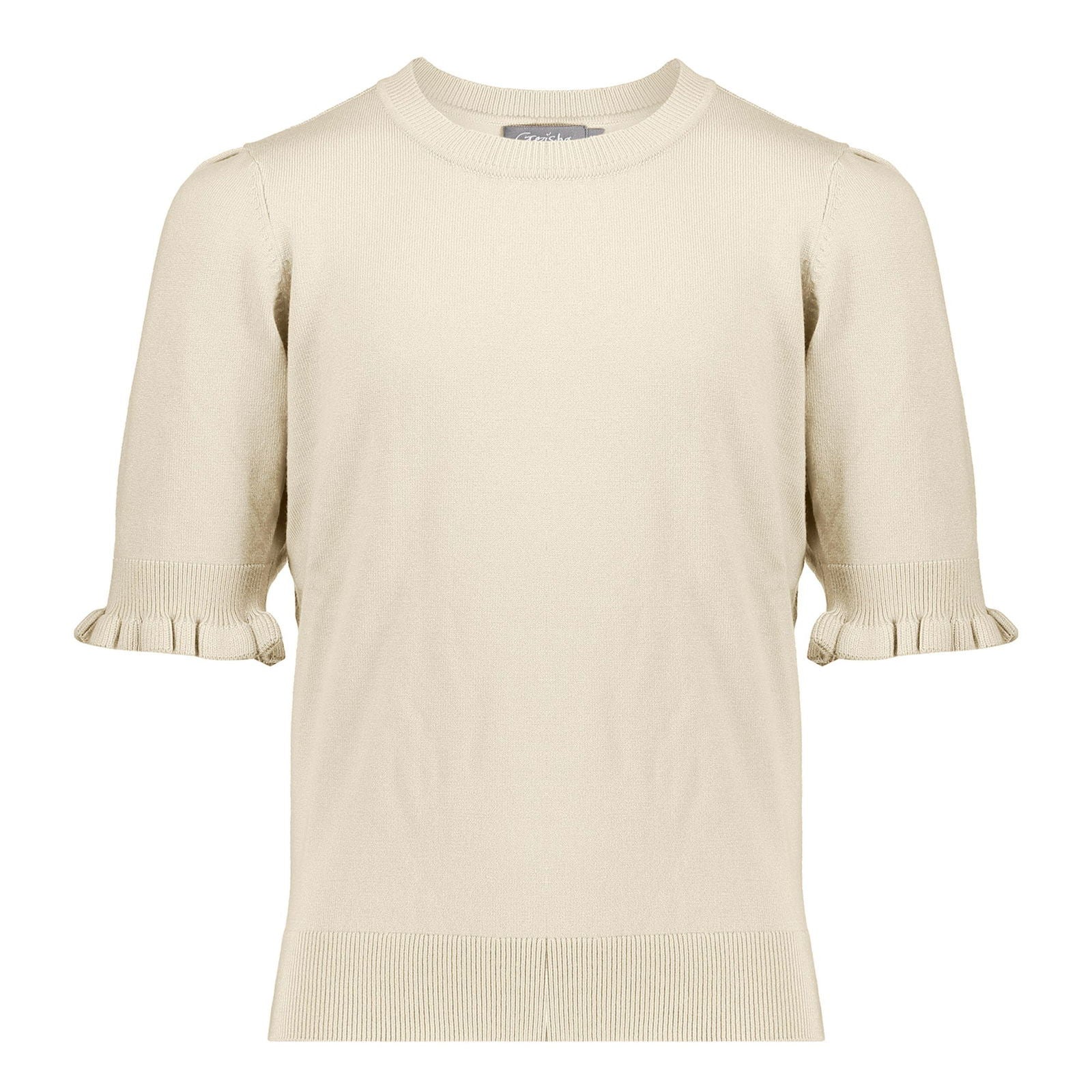 Geisha Knitted top puff shoulders