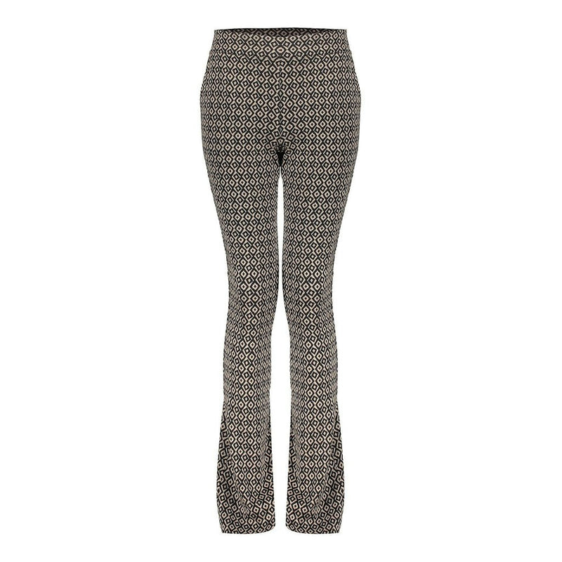 Geisha Pants jacquard flared 2-tone - Bubbles & Bo
