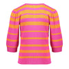Geisha Pullover irregular stripe pink - Bubbles & Bo