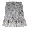 Geisha Skirt AOP little flowers & ruffle - Bubbles & Bo