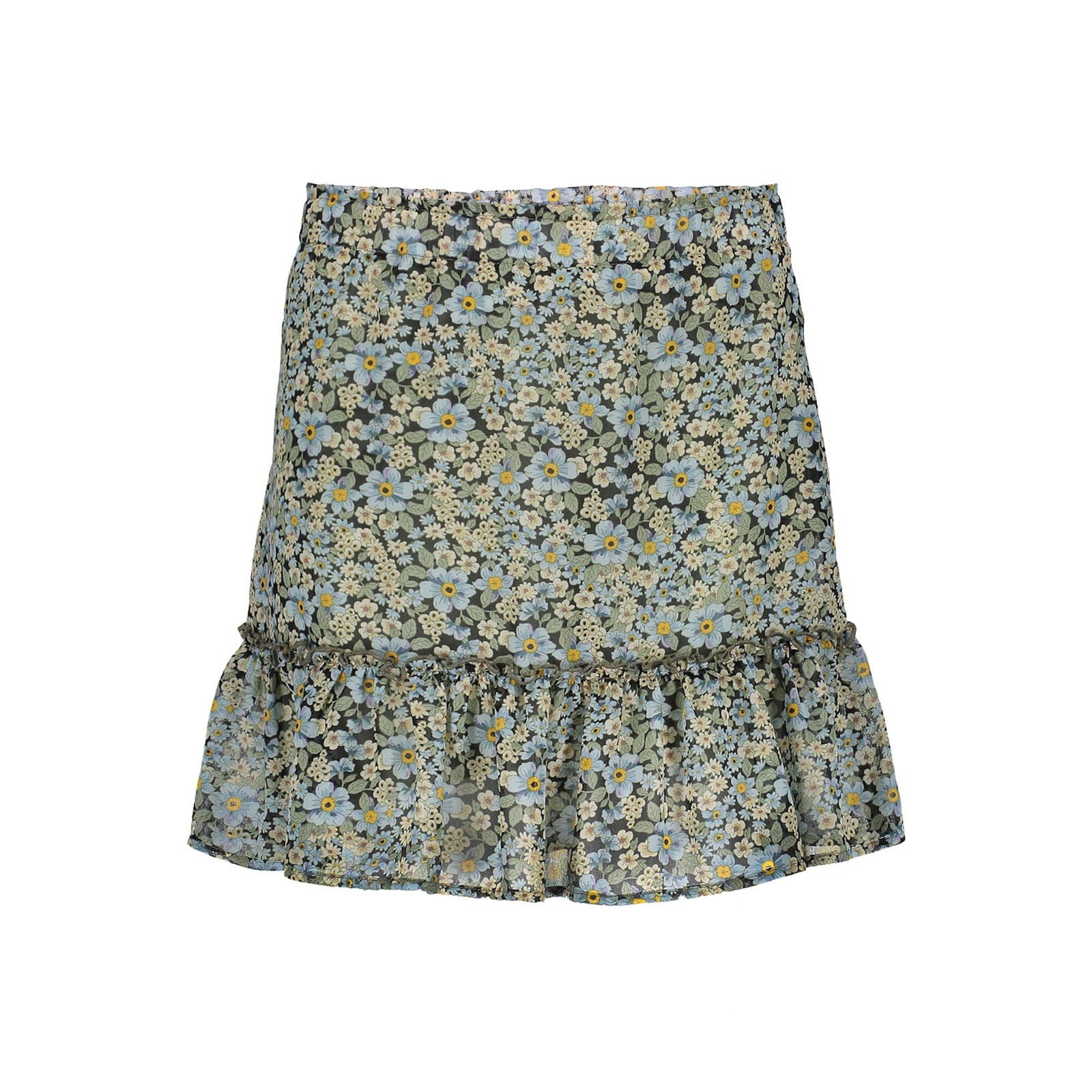 Geisha Skirt blue flowers