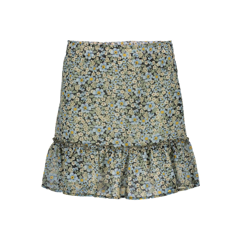 Geisha Skirt blue flowers - Bubbles & Bo
