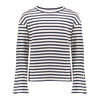 Geisha Sweater striped with buttons - Bubbles & Bo