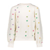 Geisha Sweater with embroided flowers - Bubbles & Bo