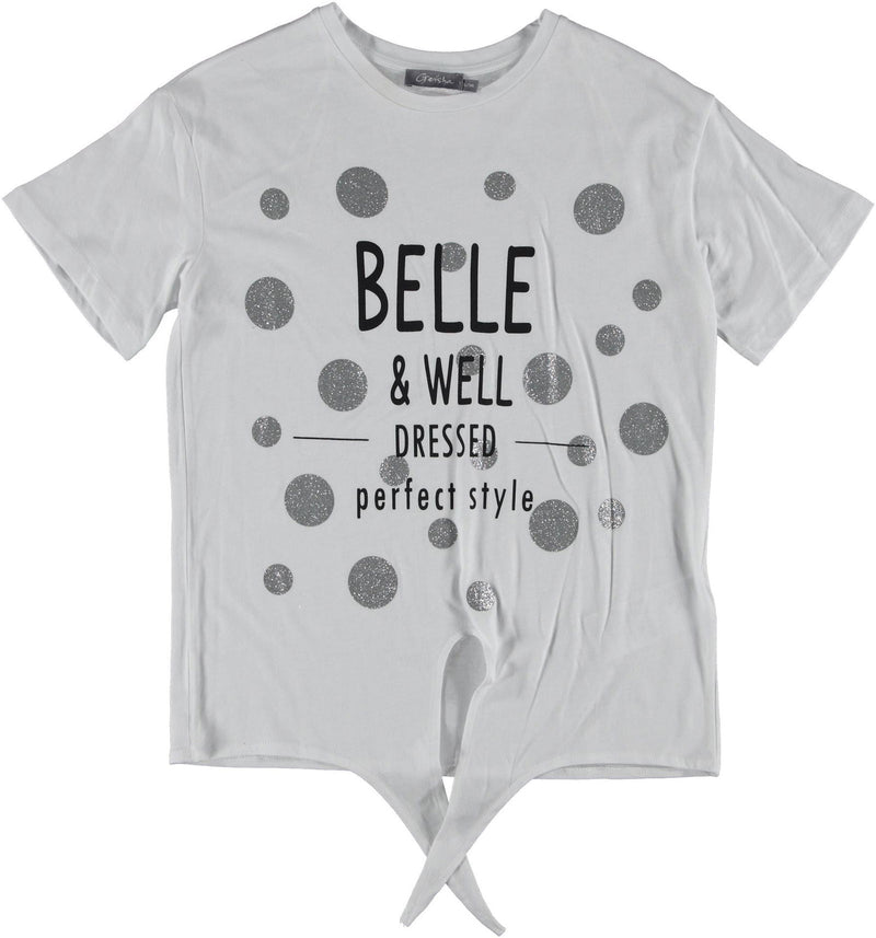 Geisha T-Shirt Knot "Belle & Well" S/S - Bubbles & Bo