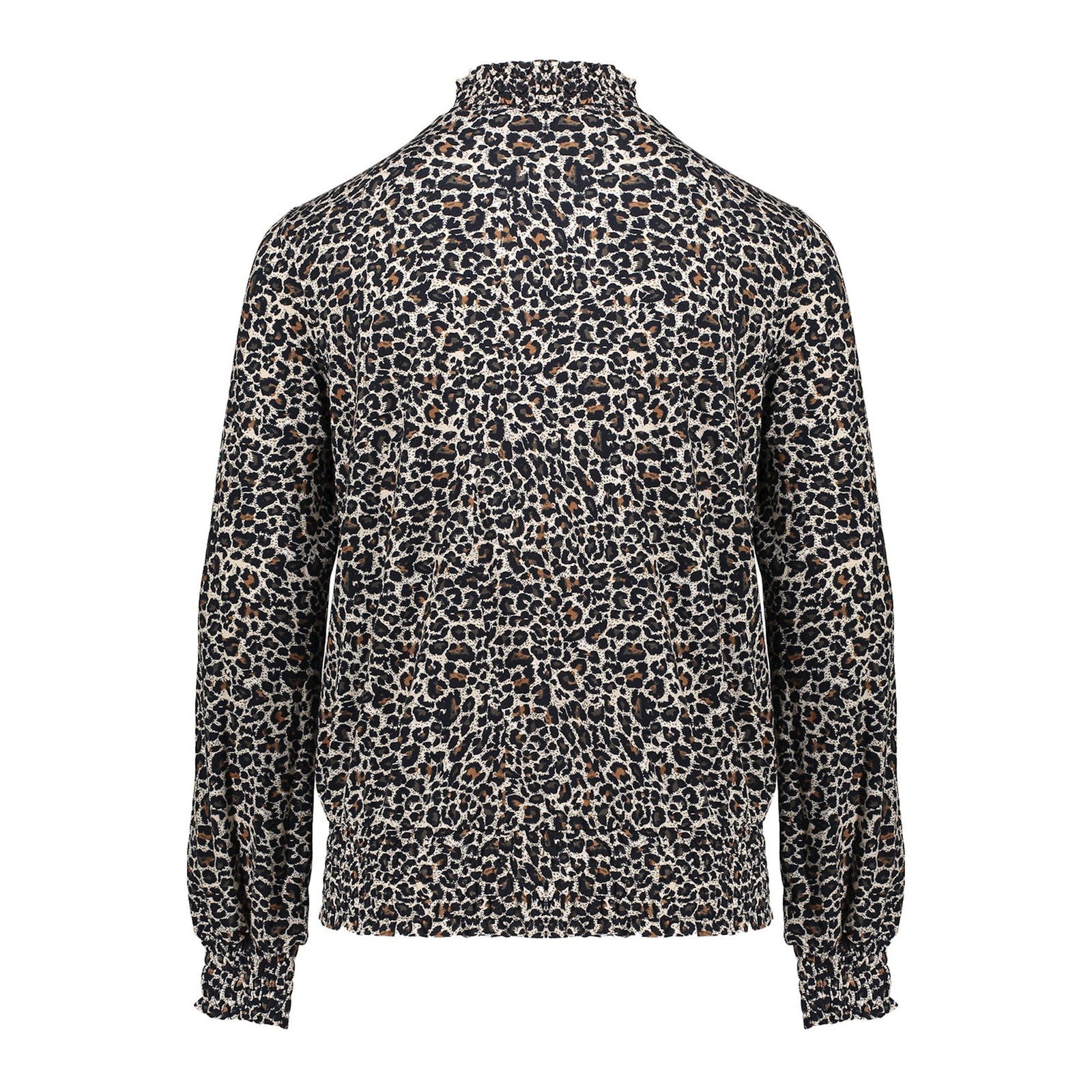 Geisha T-shirt AOP smock l/s panther small - Bubbles & Bo