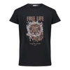 Geisha T-shirt "tiger head" garment dye - Bubbles & Bo