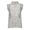 Geisha Top AOP flowers & ruffles - Bubbles & Bo