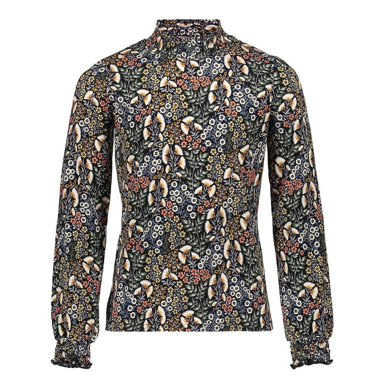 Geisha Top L/S flowers - Bubbles & Bo