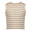 Geisha Top cropped lurex striped - Bubbles & Bo