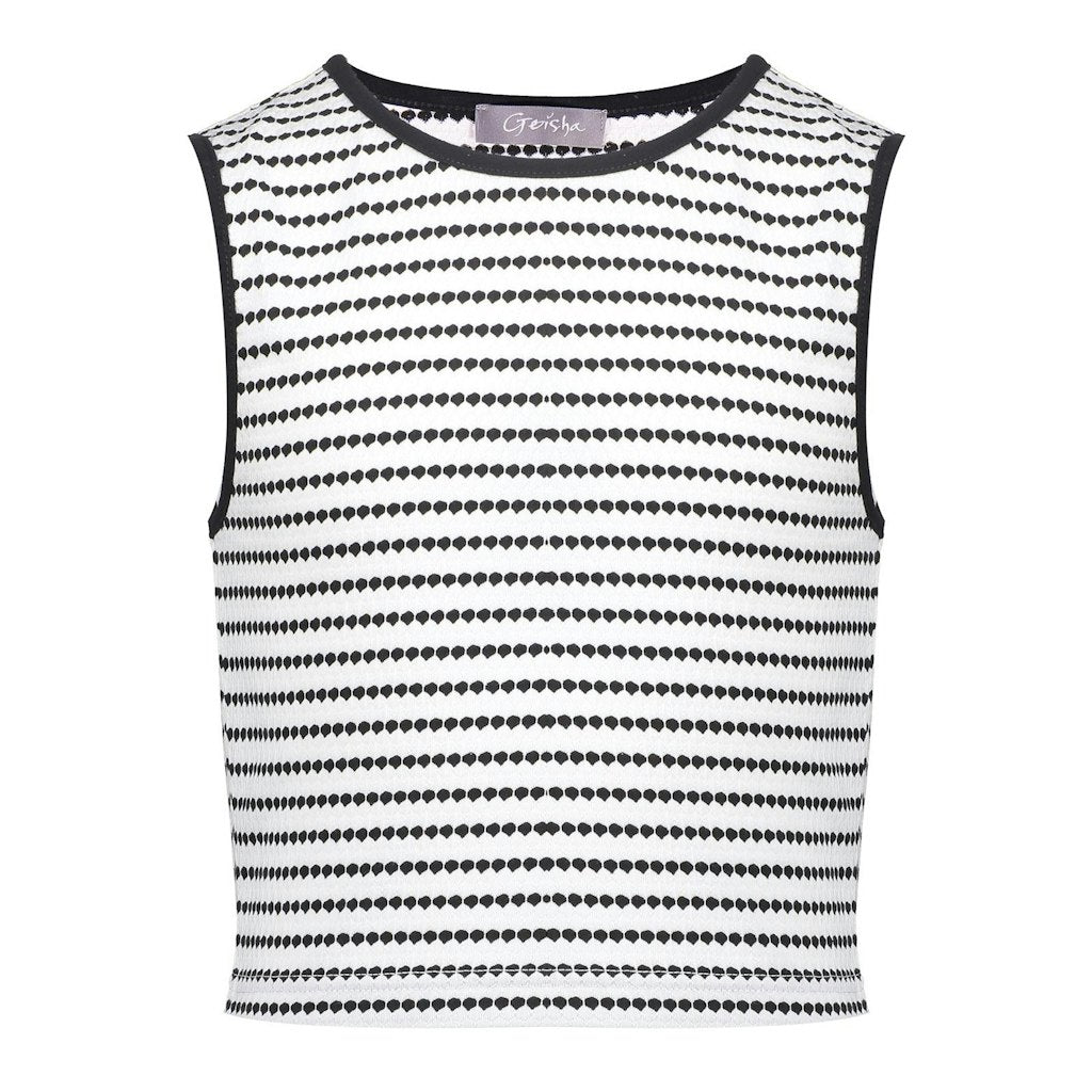 Geisha Top knit sleeveless - Bubbles & Bo