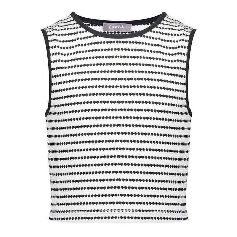 Geisha Top knit sleeveless - Bubbles & Bo