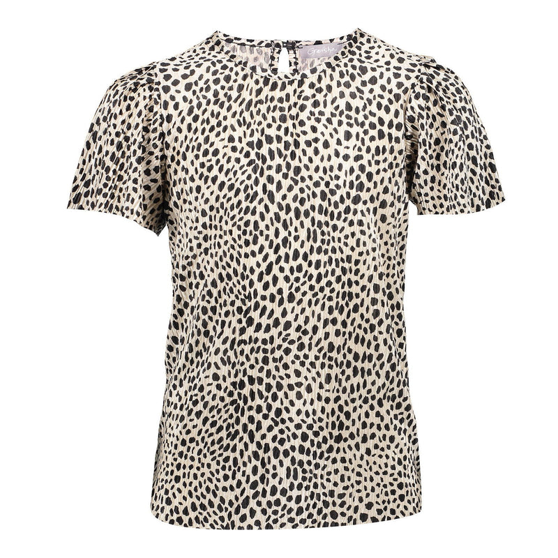 Geisha Top plisee leopard - Bubbles & Bo