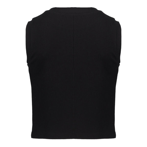 Geisha Top rib cropped sleeveless - Bubbles & Bo
