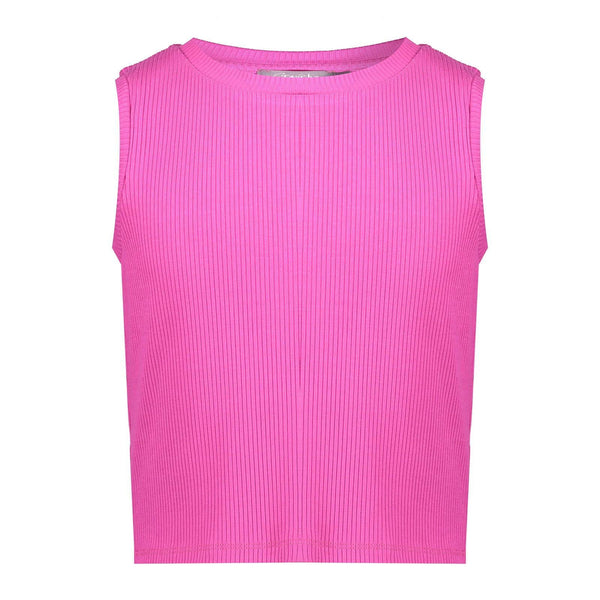 Geisha Top rib cropped sleeveless - Bubbles & Bo