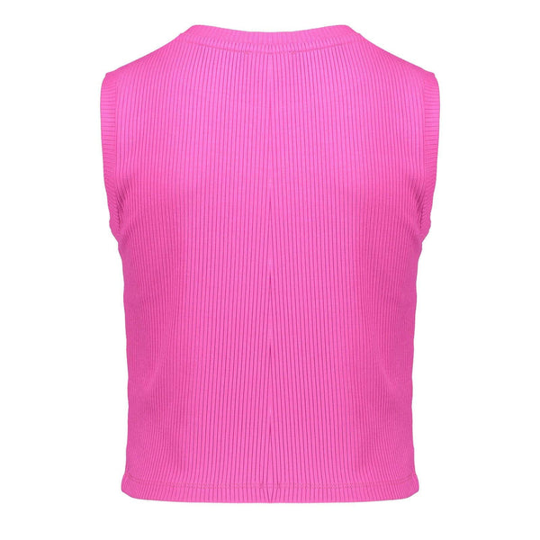 Geisha Top rib cropped sleeveless