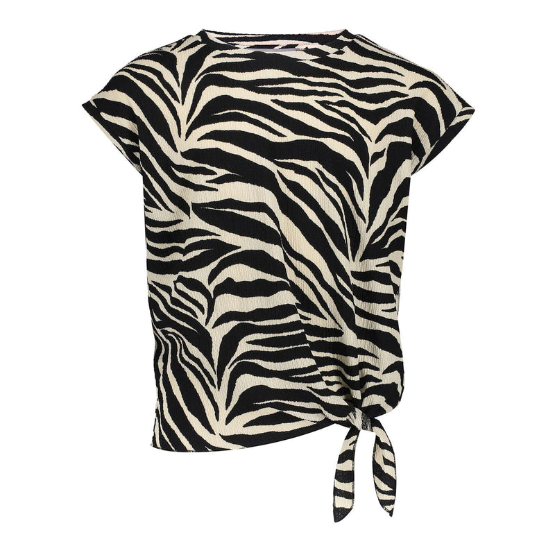 Geisha Top zebra knot - Bubbles & Bo