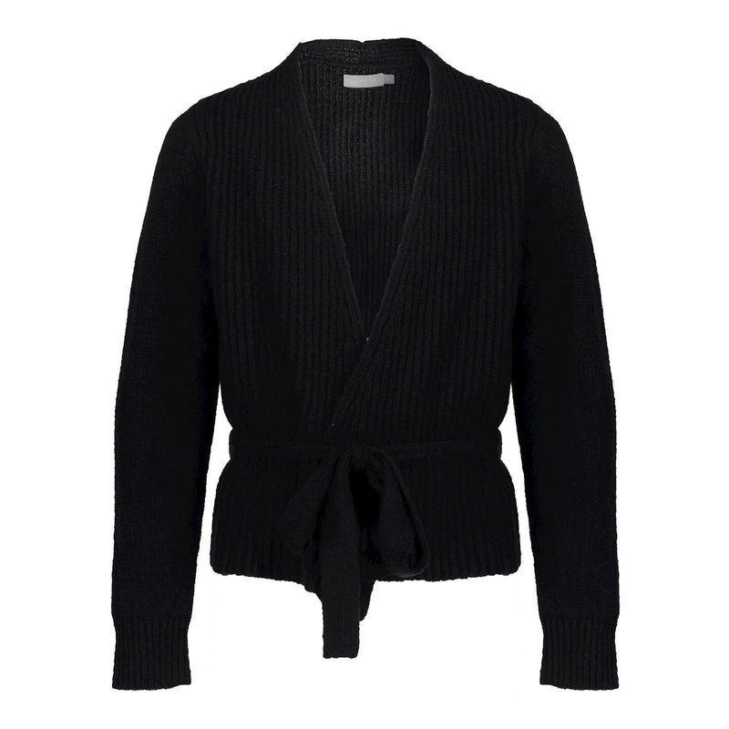 Geisha Wrap cardigan Black - Bubbles & Bo