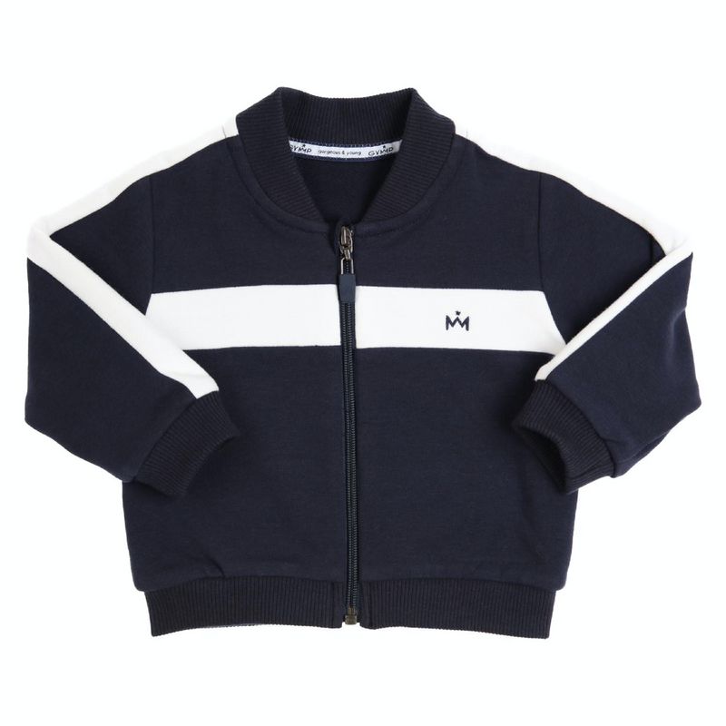 Gymp CARDIGAN - BICOLOR - CARBON - - Bubbles & Bo