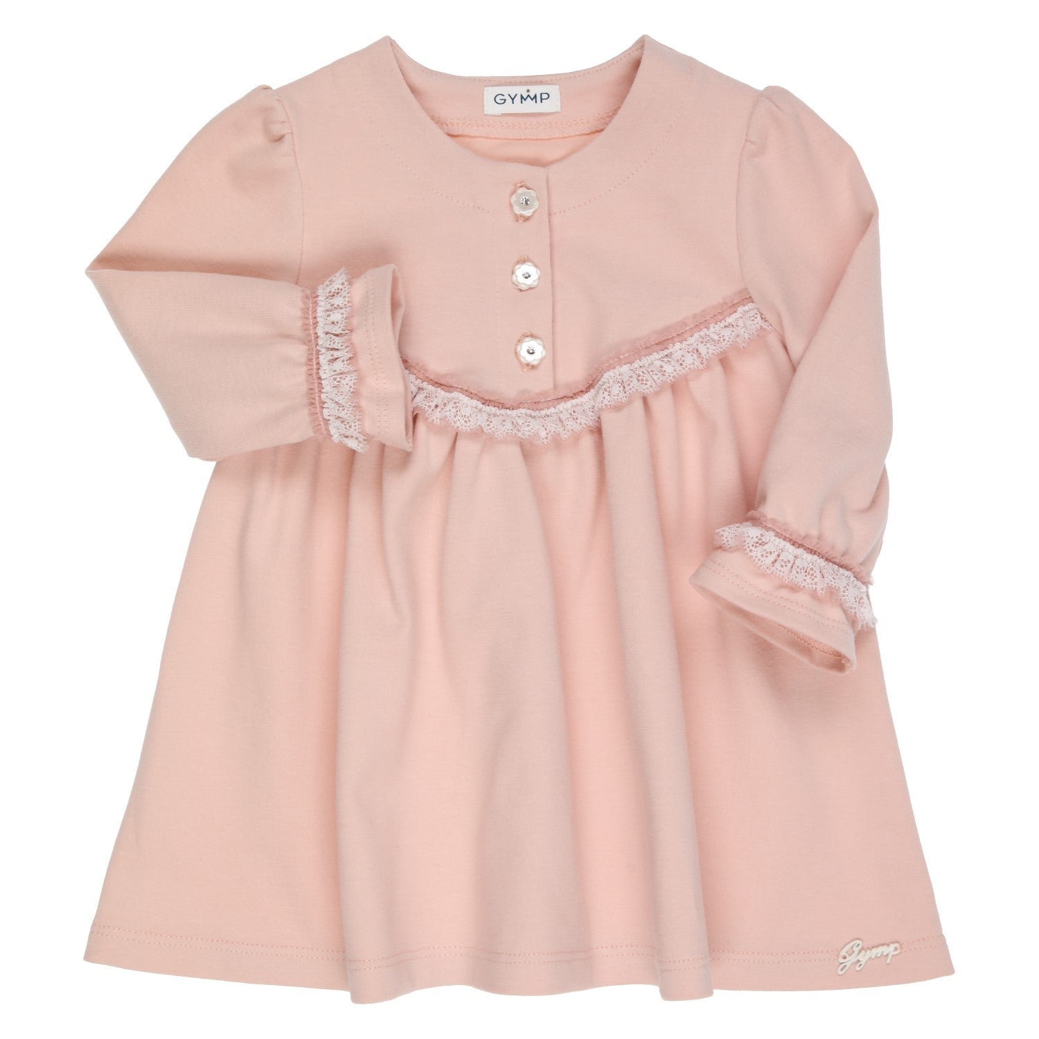 Gymp Jurk - Lace Sleeves And Front