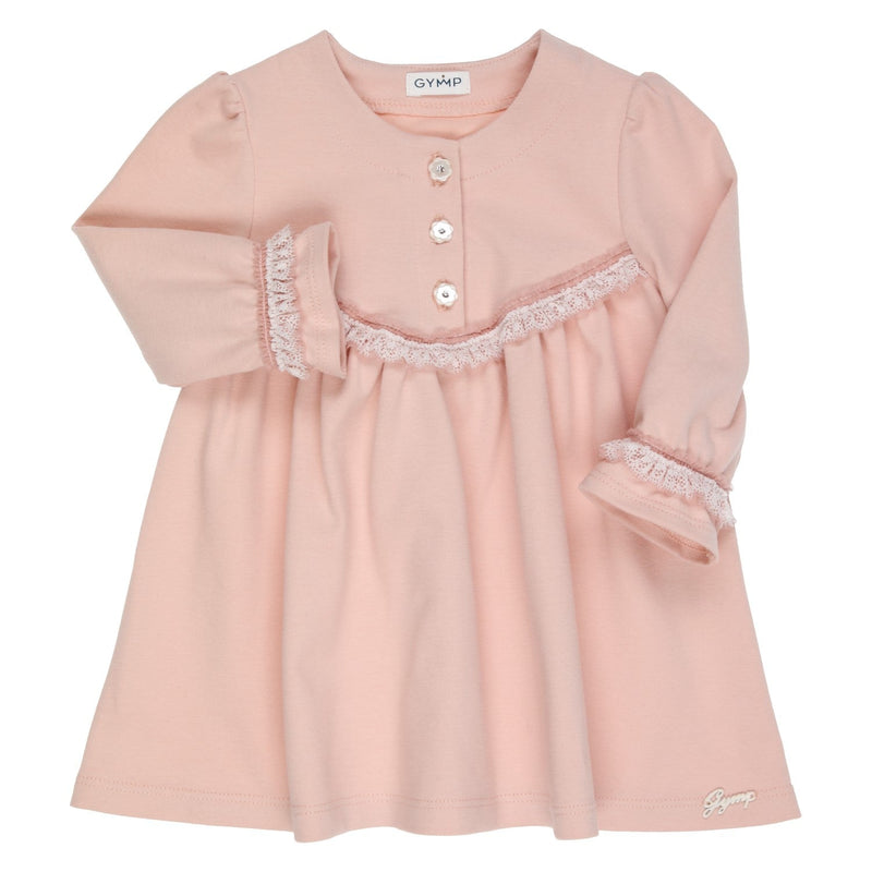 Gymp Jurk - Lace Sleeves And Front - Bubbles & Bo