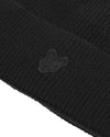 Jongens Tonal Eagle Beanie van Lyle & Scott in de kleur Z865 Jet Black in maat One Size.