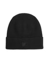 Jongens Tonal Eagle Beanie van Lyle & Scott in de kleur Z865 Jet Black in maat One Size.